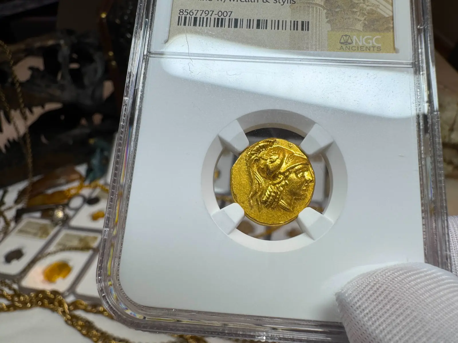 Kingdom of Macedon "Alexander the Great" 336BC Stater NGC Ch AU  2