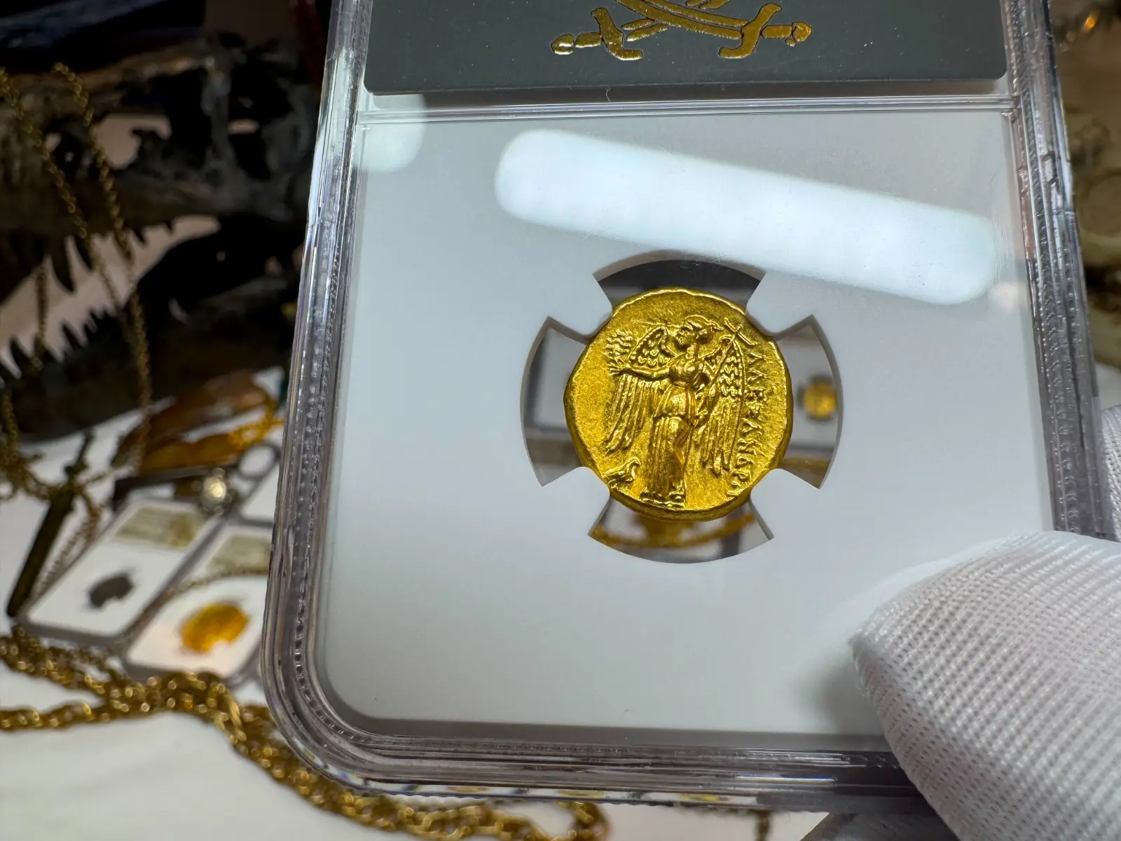 Kingdom of Macedon "Alexander the Great" 336BC Stater NGC Ch AU  23