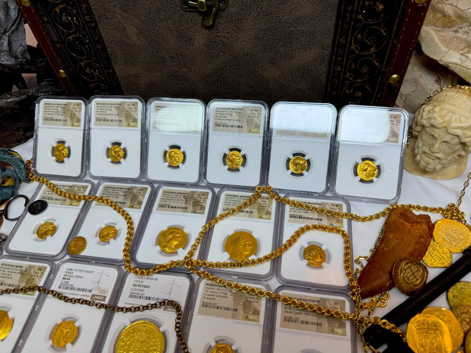 Kingdom of Macedon "Alexander the Great" 336BC Stater NGC Ch AU  21