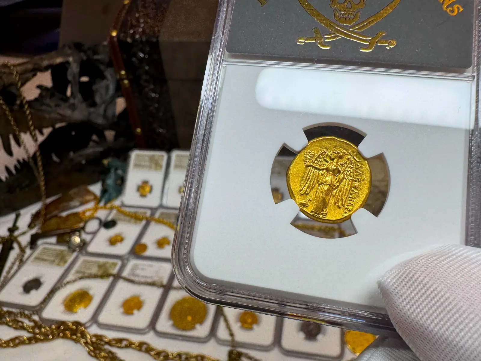 Kingdom of Macedon "Alexander the Great" 336BC Stater NGC Ch AU  13