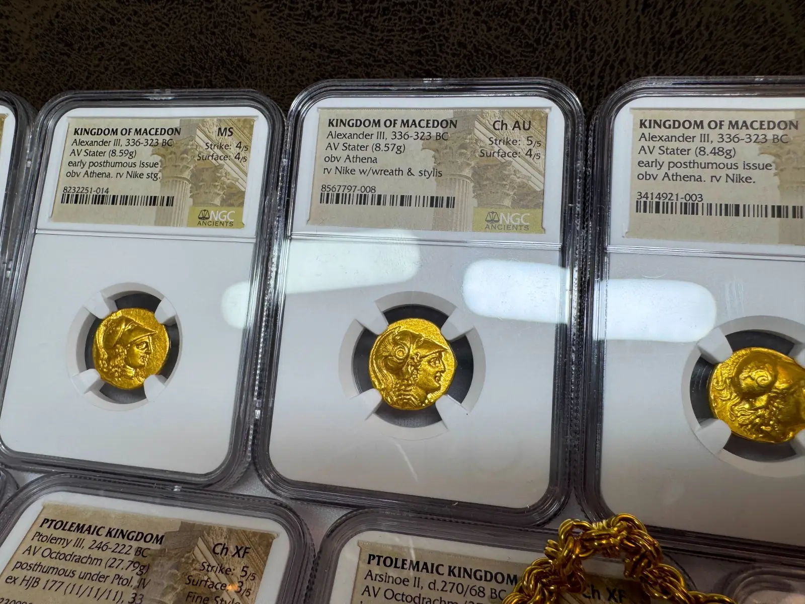 Kingdom of Macedon "Alexander the Great" 336BC Stater NGC Ch AU  15