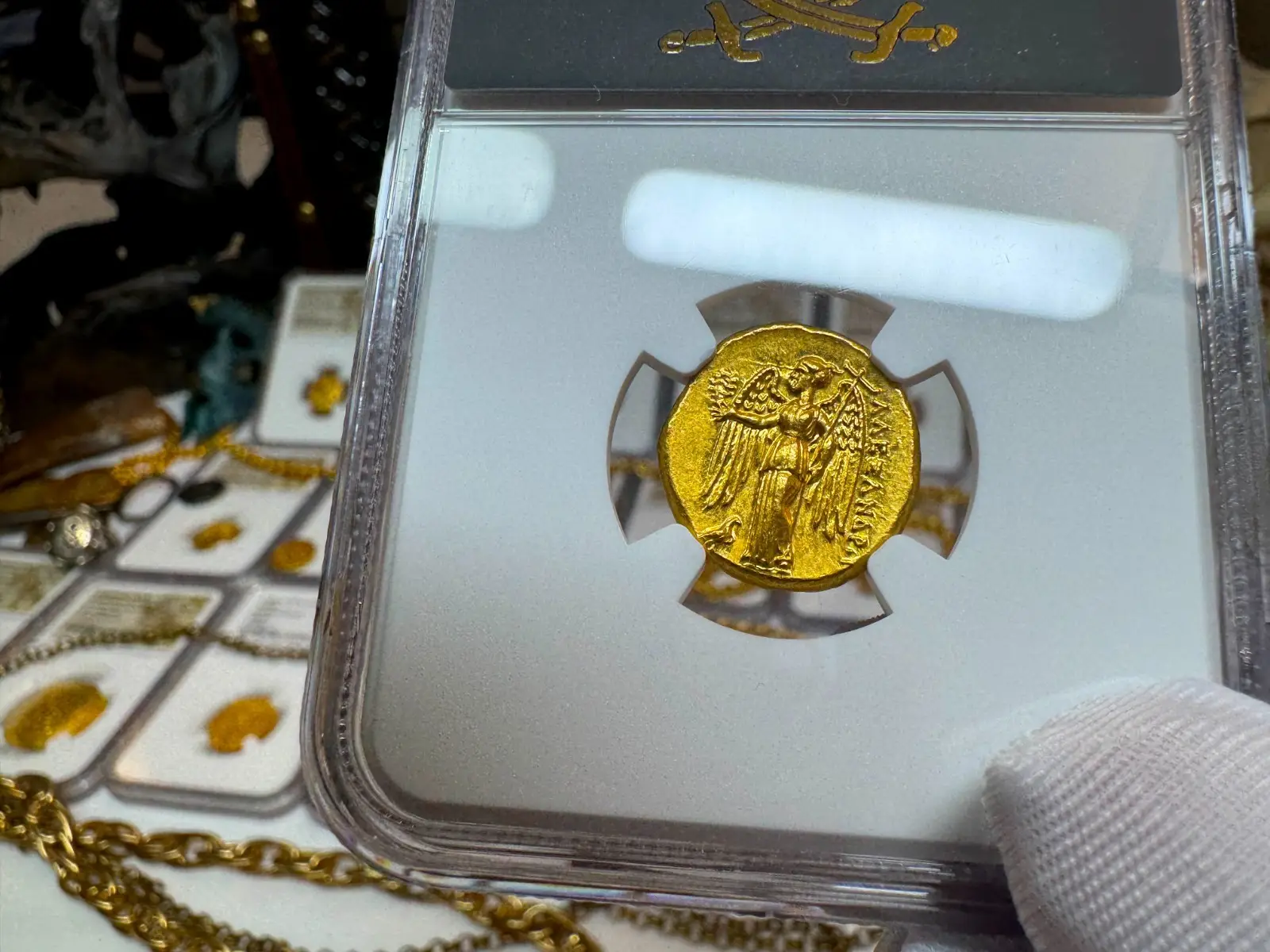 Kingdom of Macedon "Alexander the Great" 336BC Stater NGC Ch AU  7