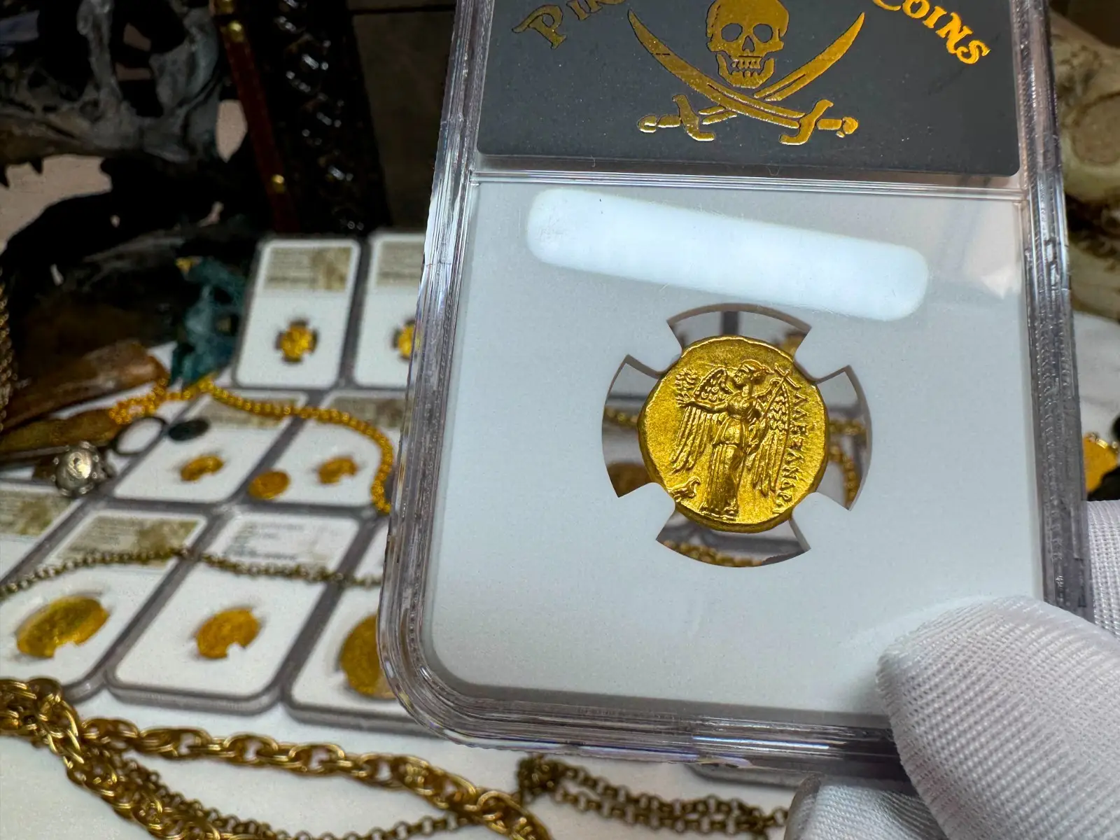 Kingdom of Macedon "Alexander the Great" 336BC Stater NGC Ch AU  2