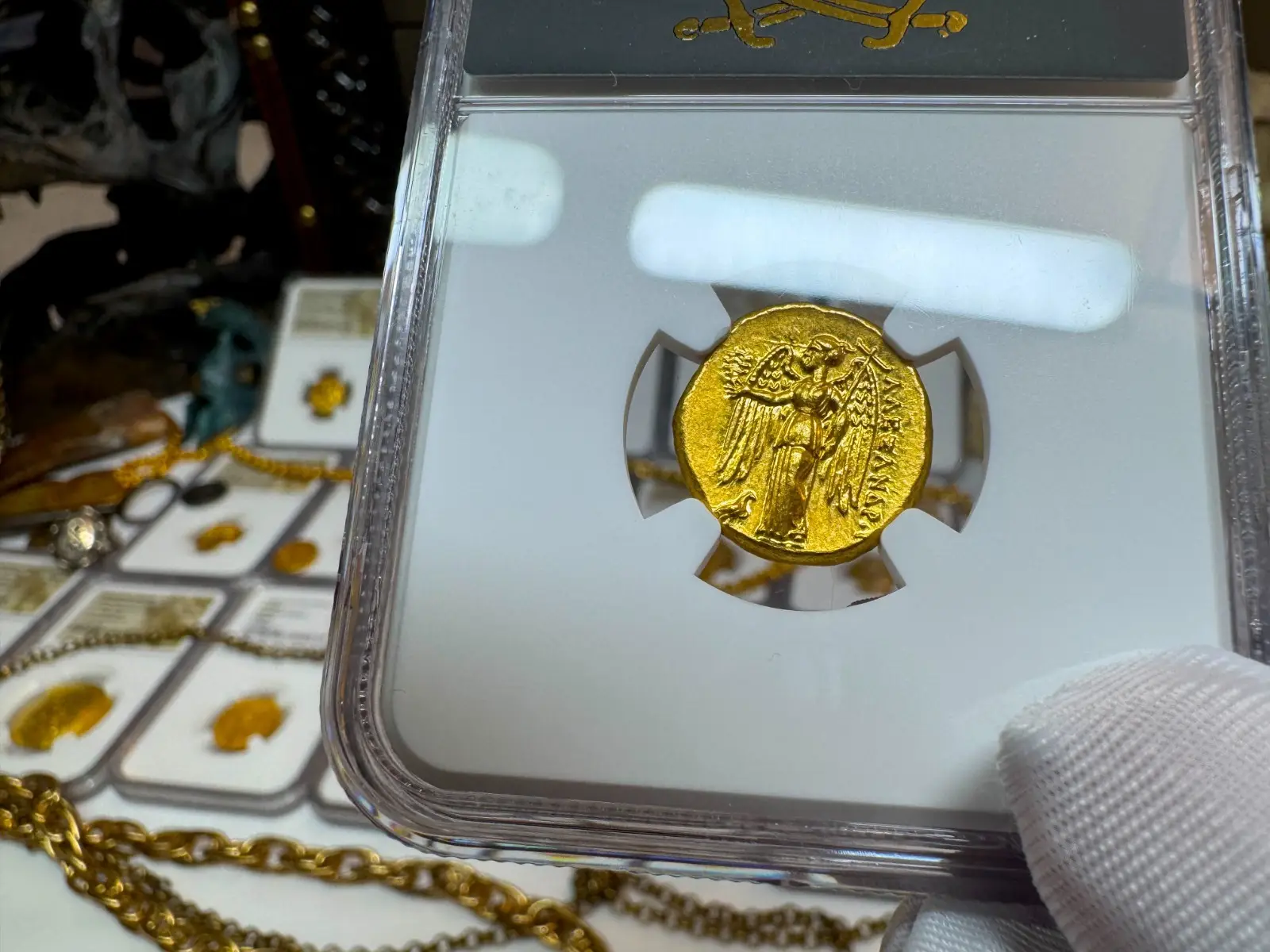 Kingdom of Macedon "Alexander the Great" 336BC Stater NGC Ch AU  6