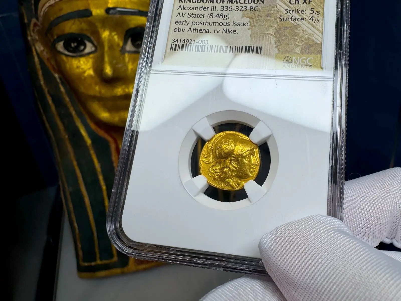 Kingdom of Macedon "Alexander the Great" 336BC Stater NGC Ch XF 14