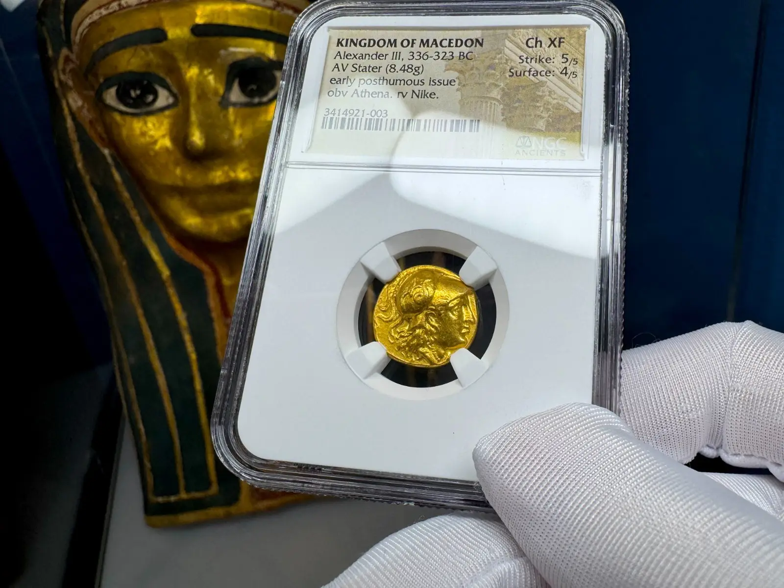 Kingdom of Macedon "Alexander the Great" 336BC Stater NGC Ch XF 27