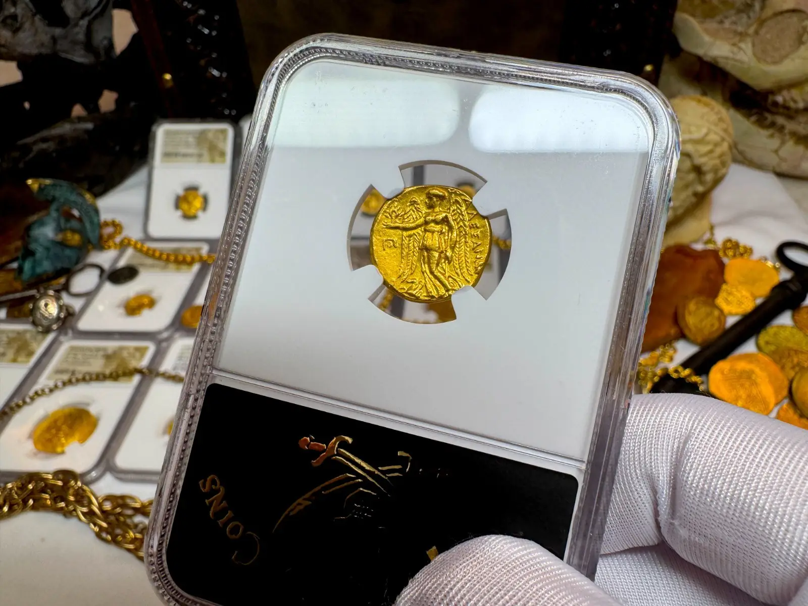 Kingdom of Macedon "Alexander the Great" 336BC Stater NGC Ch XF 5