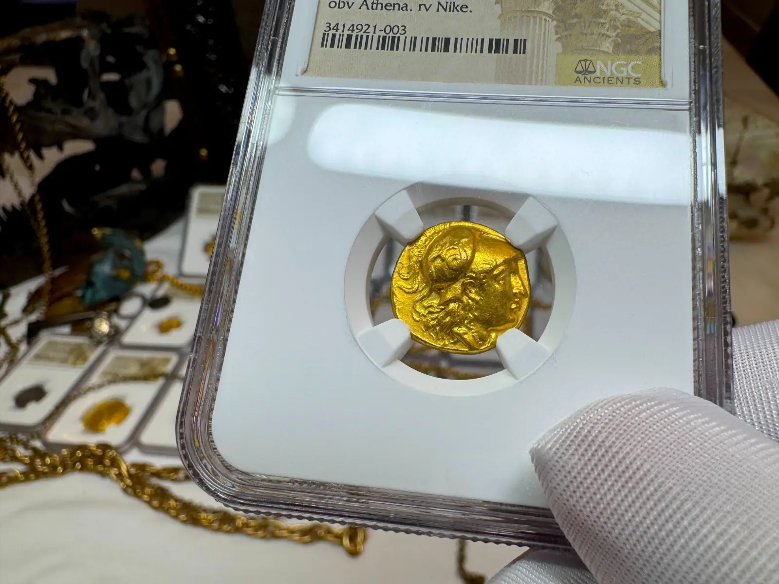 Kingdom of Macedon "Alexander the Great" 336BC Stater NGC Ch XF 3