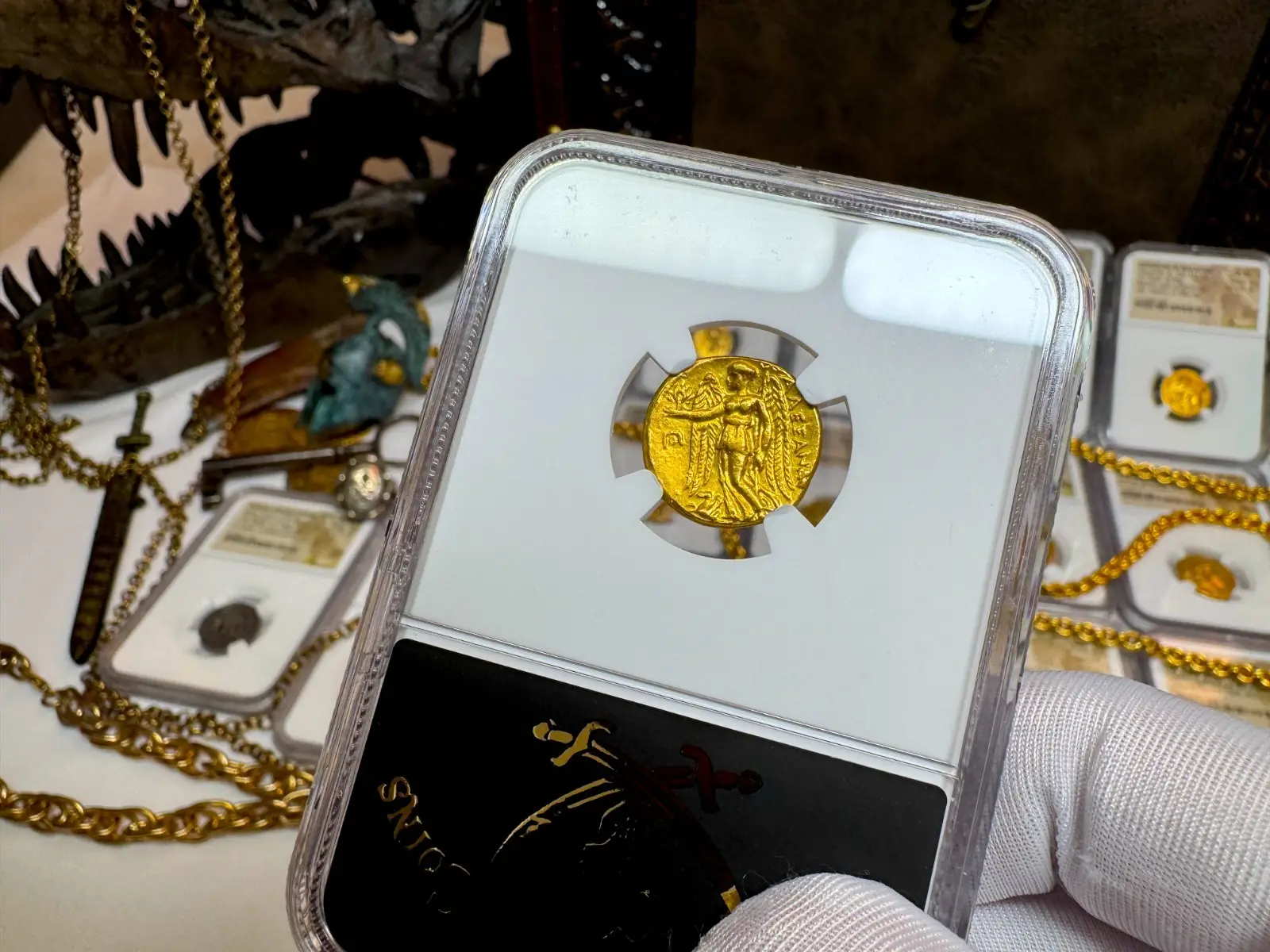 Kingdom of Macedon "Alexander the Great" 336BC Stater NGC Ch XF 4