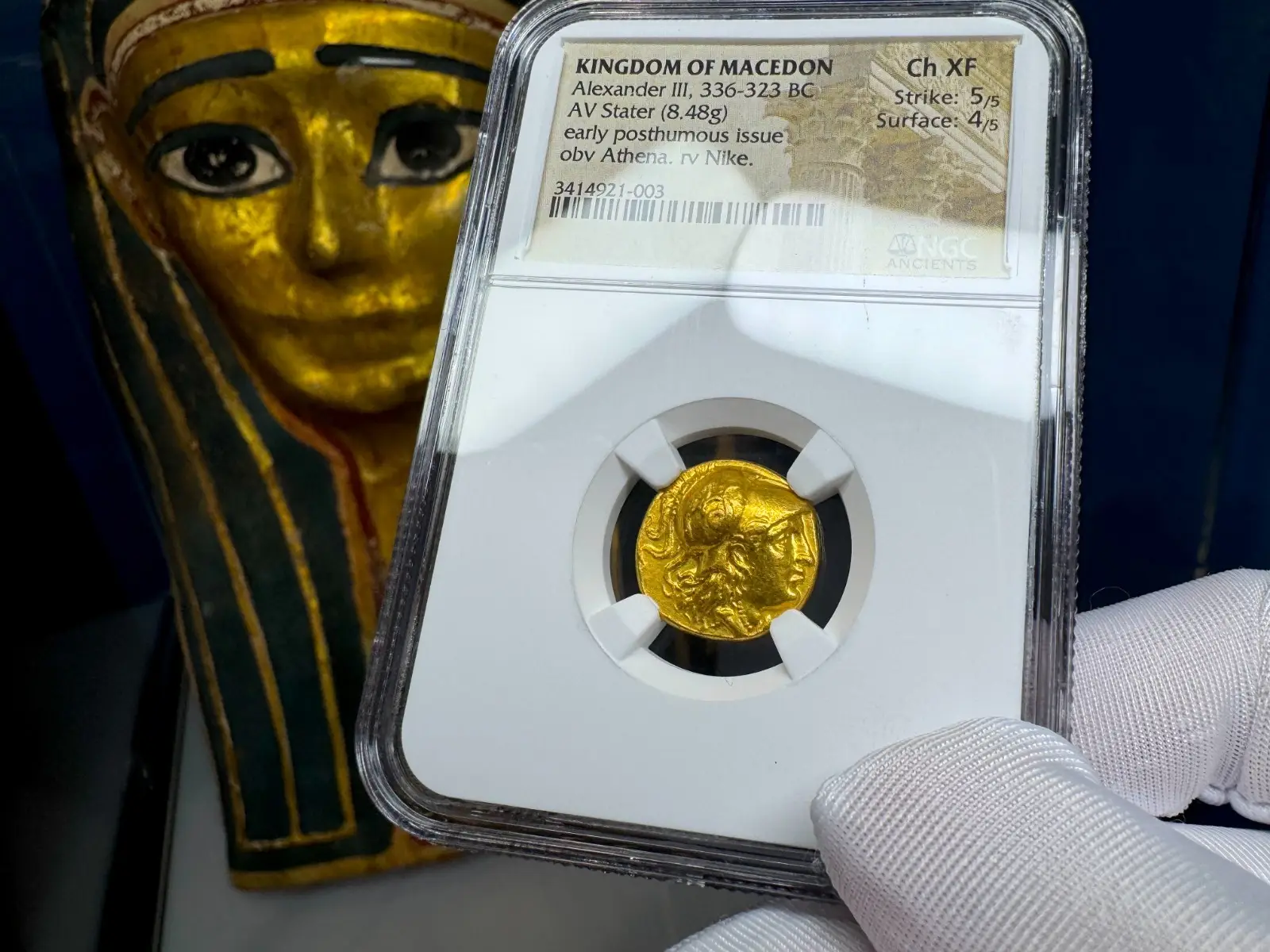 Kingdom of Macedon "Alexander the Great" 336BC Stater NGC Ch XF 17