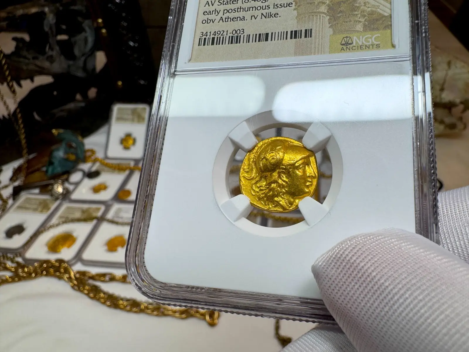 Kingdom of Macedon "Alexander the Great" 336BC Stater NGC Ch XF 26