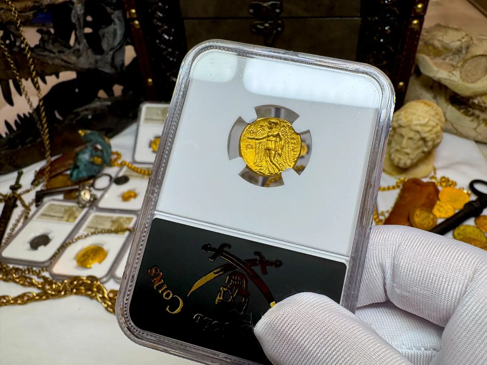 Kingdom of Macedon "Alexander the Great" 336BC Stater NGC Ch XF 7