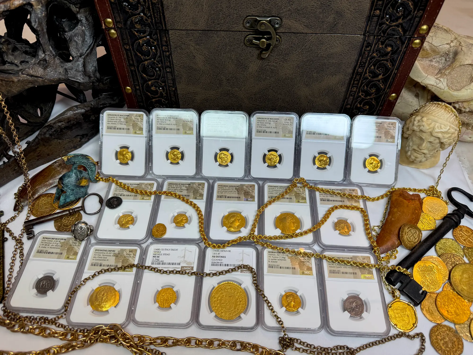 Kingdom of Macedon "Alexander the Great" 336BC Stater NGC Ch XF 22