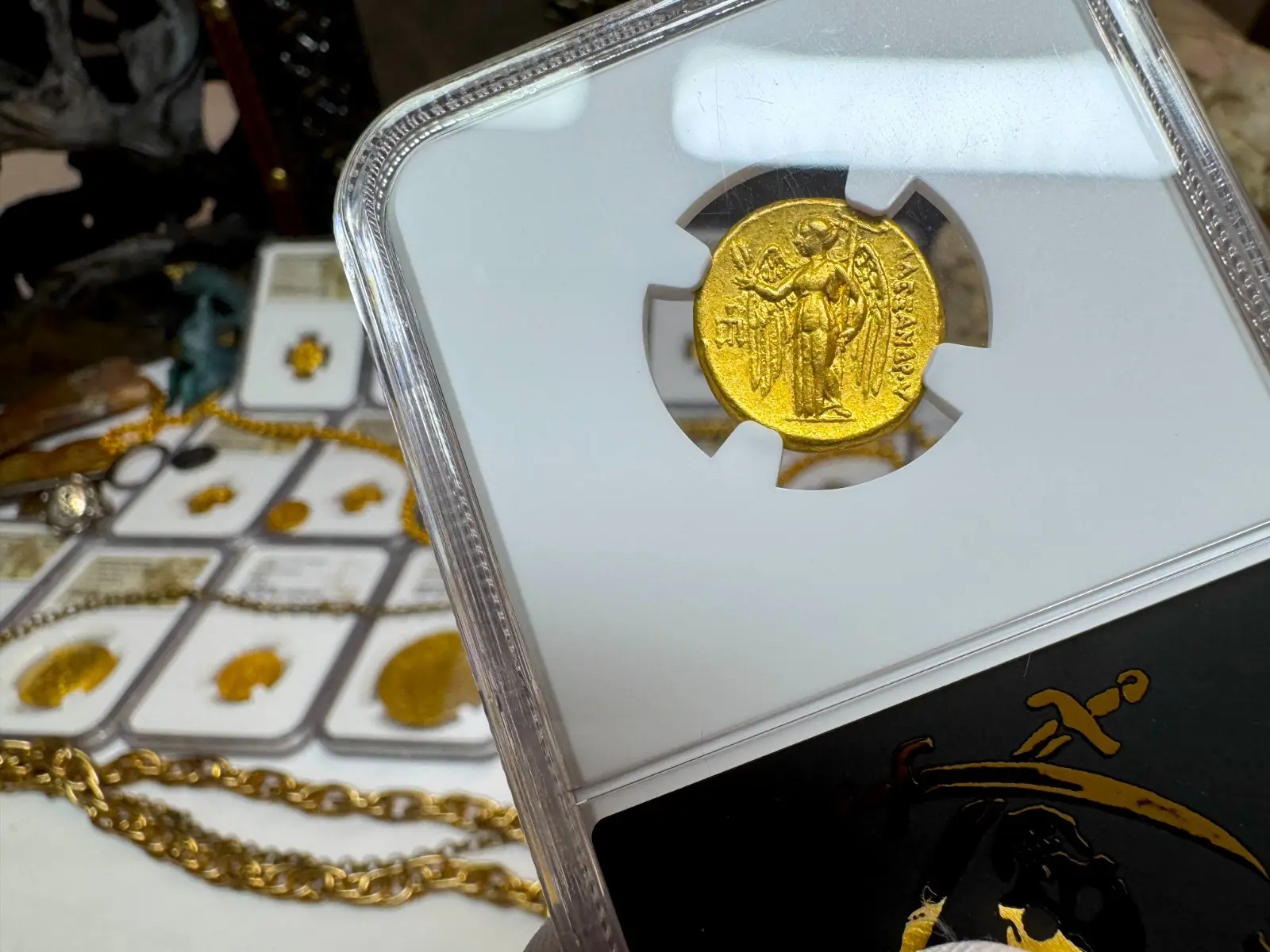 Kingdom of Macedon "Alexander the Great" 336BC Stater NGC Ch XF  4