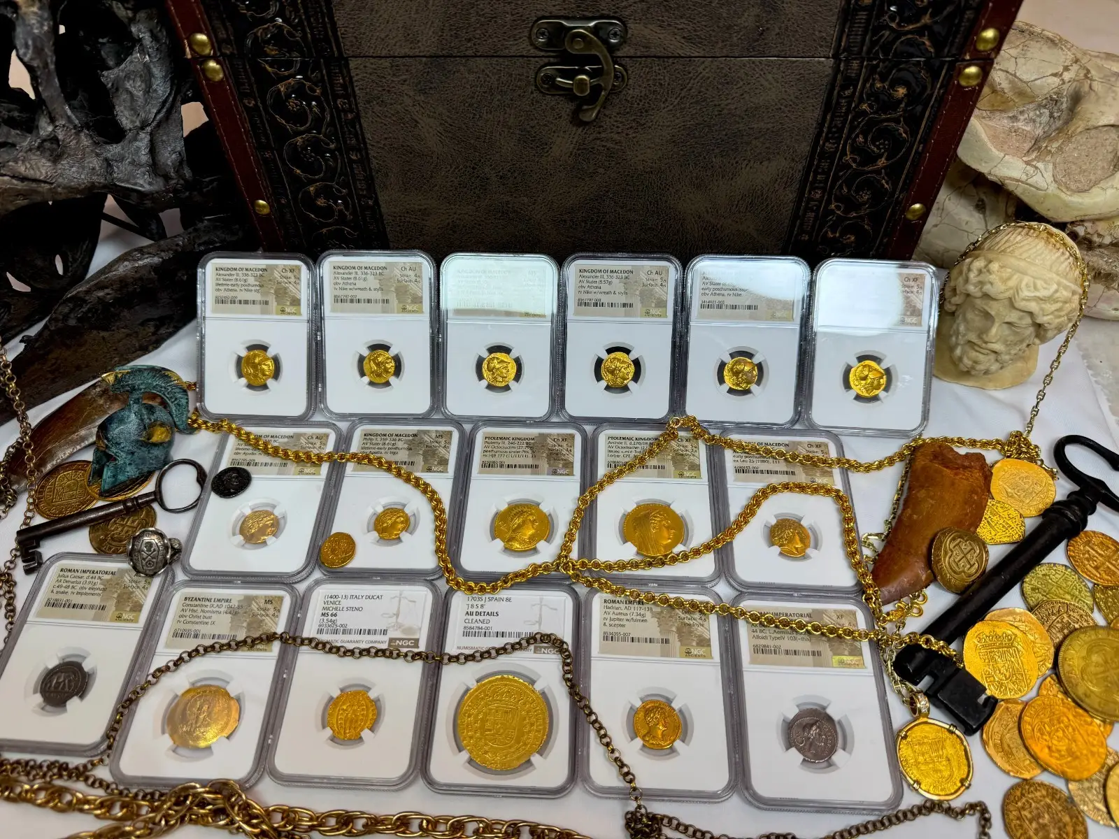 Kingdom of Macedon "Alexander the Great" 336BC Stater NGC Ch XF  12