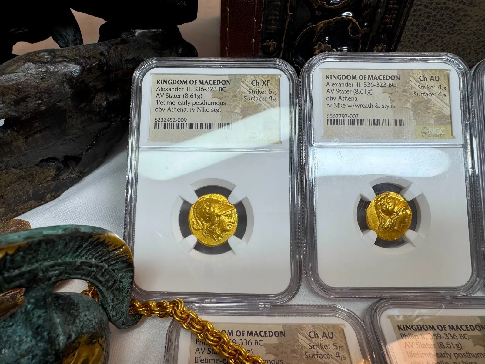 Kingdom of Macedon "Alexander the Great" 336BC Stater NGC Ch XF  9