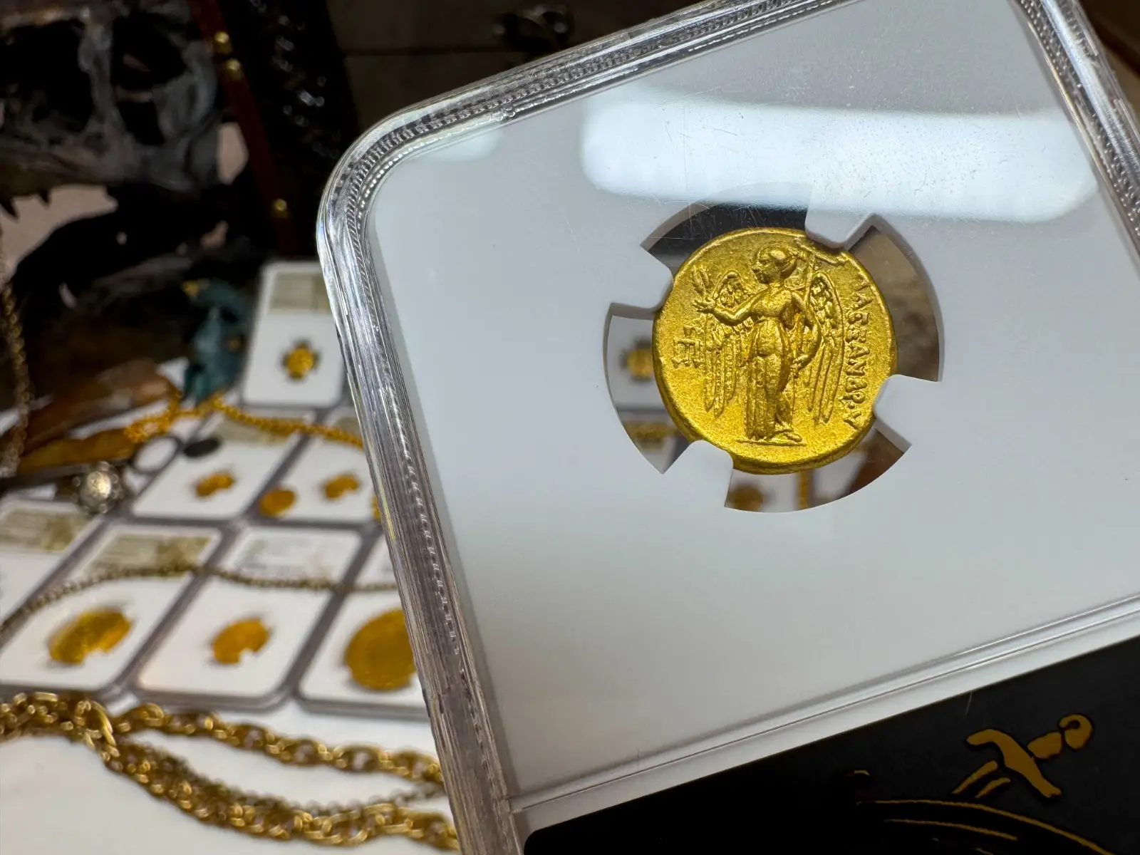 Kingdom of Macedon "Alexander the Great" 336BC Stater NGC Ch XF  5