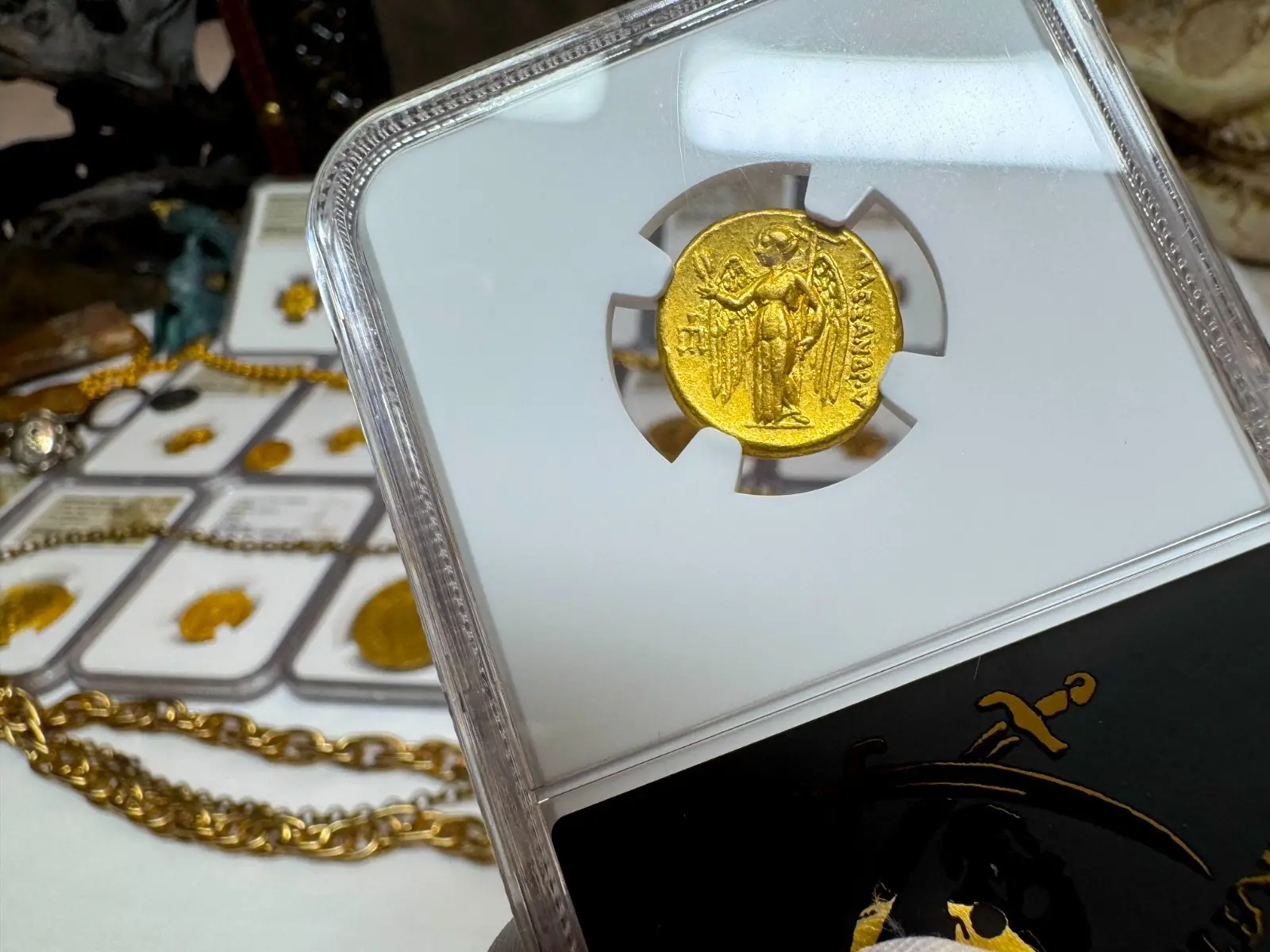 Kingdom of Macedon "Alexander the Great" 336BC Stater NGC Ch XF  18