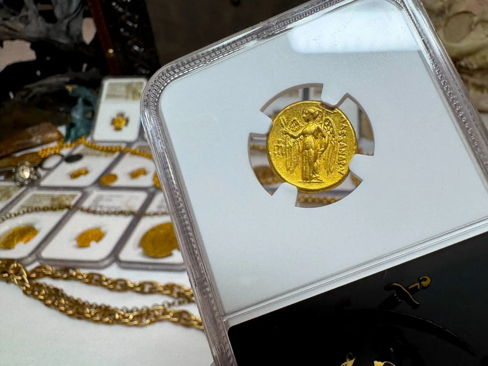 Kingdom of Macedon "Alexander the Great" 336BC Stater NGC Ch XF  22