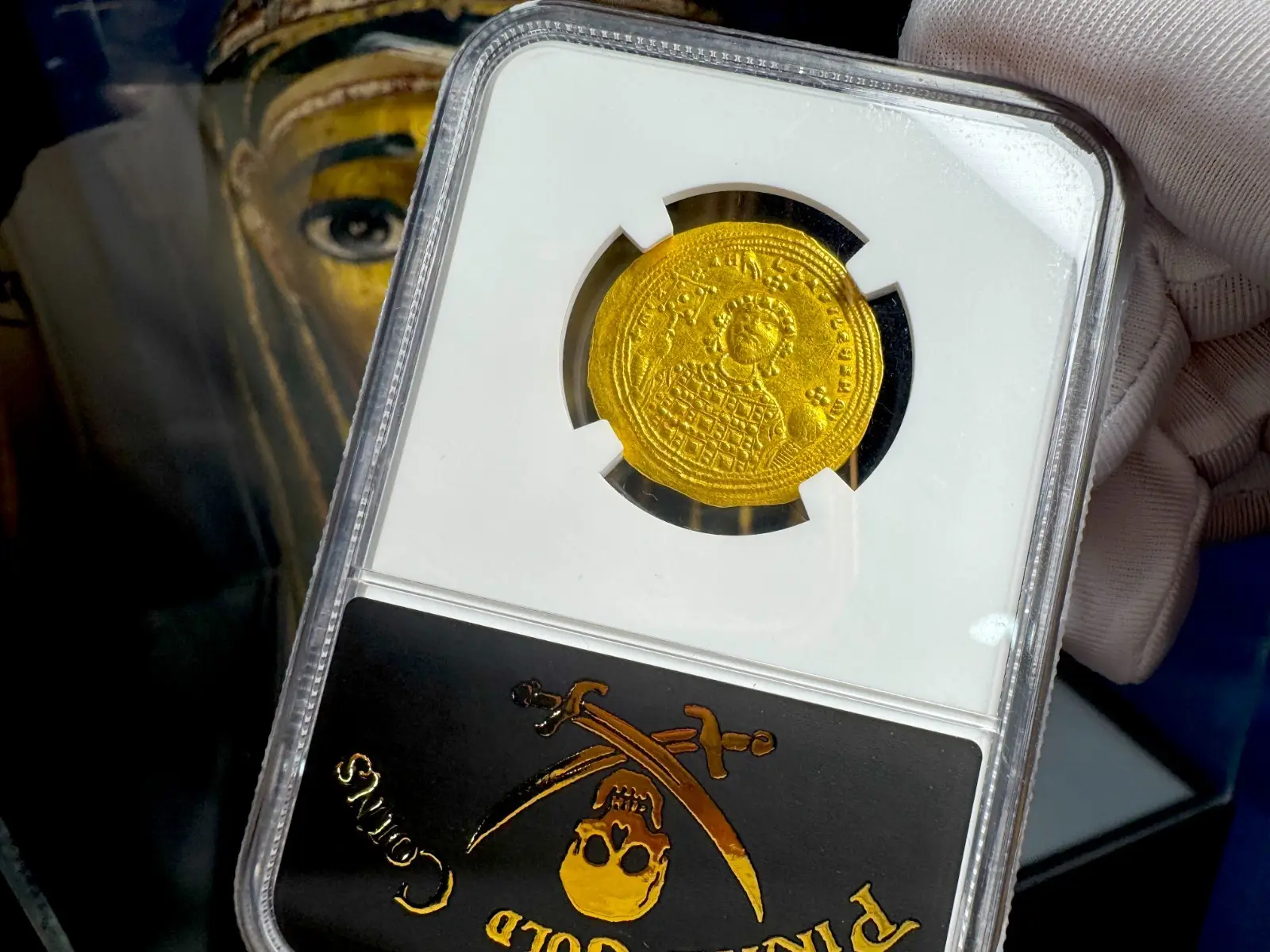 Byzantine Empire "Jesus Christ" Michael IV 1034AD NGC Ch XF Hist Nomisma 10