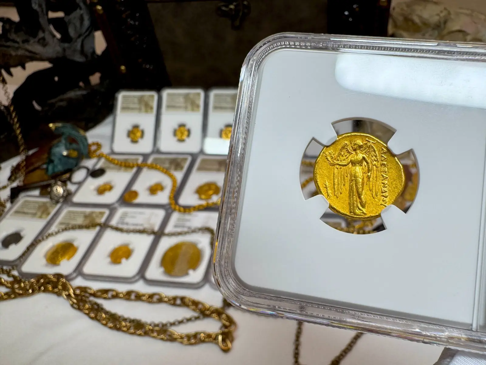 Kingdom of Macedon "Alexander the Great" 336BC Stater NGC Ch XF 17