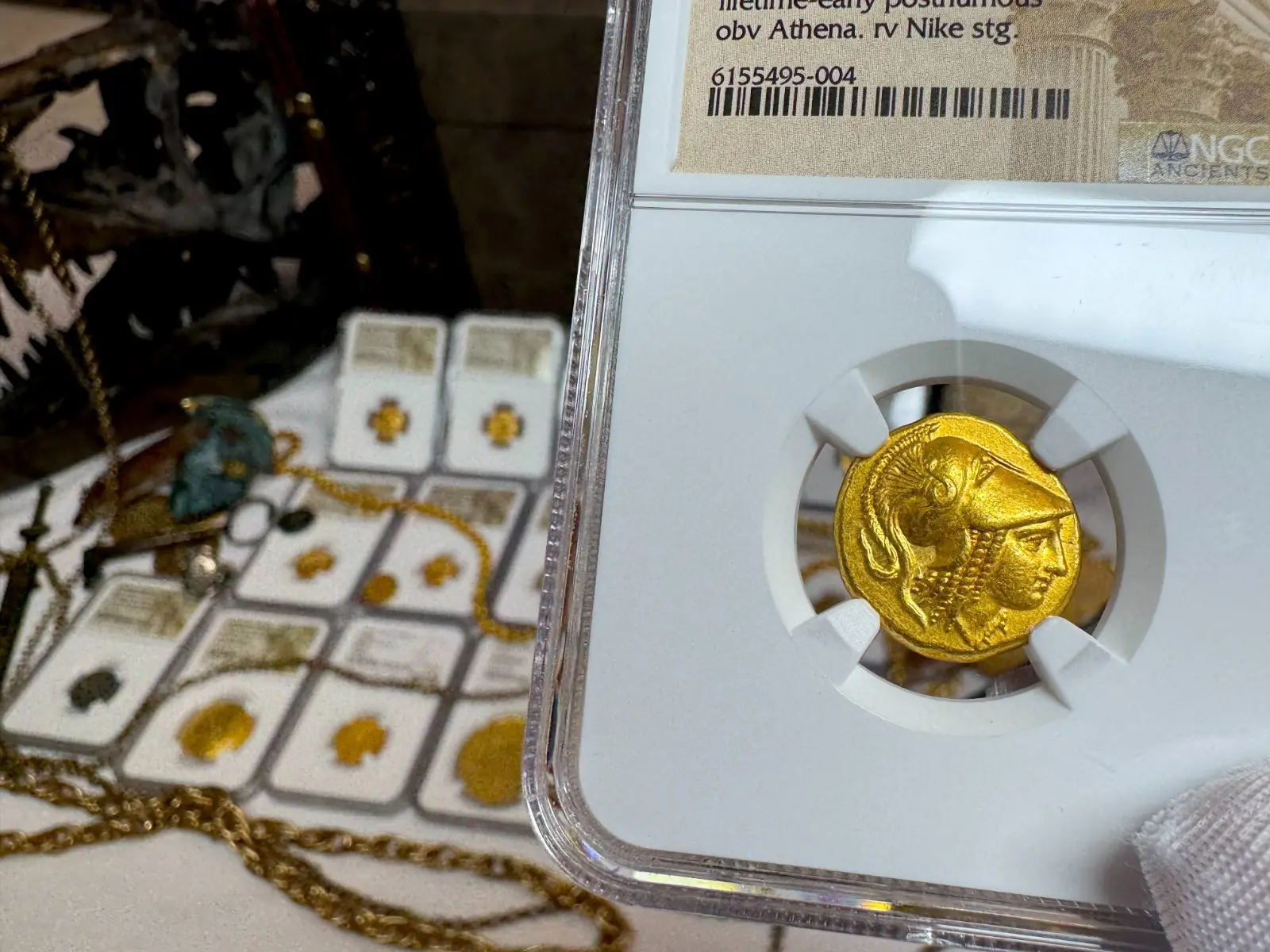 Kingdom of Macedon "Alexander the Great" 336BC Stater NGC Ch XF 16