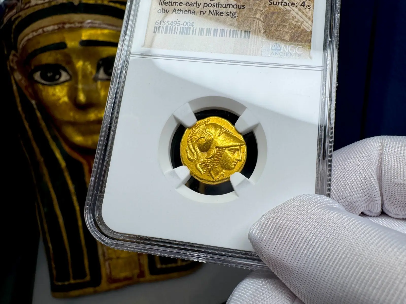 Kingdom of Macedon "Alexander the Great" 336BC Stater NGC Ch XF 14