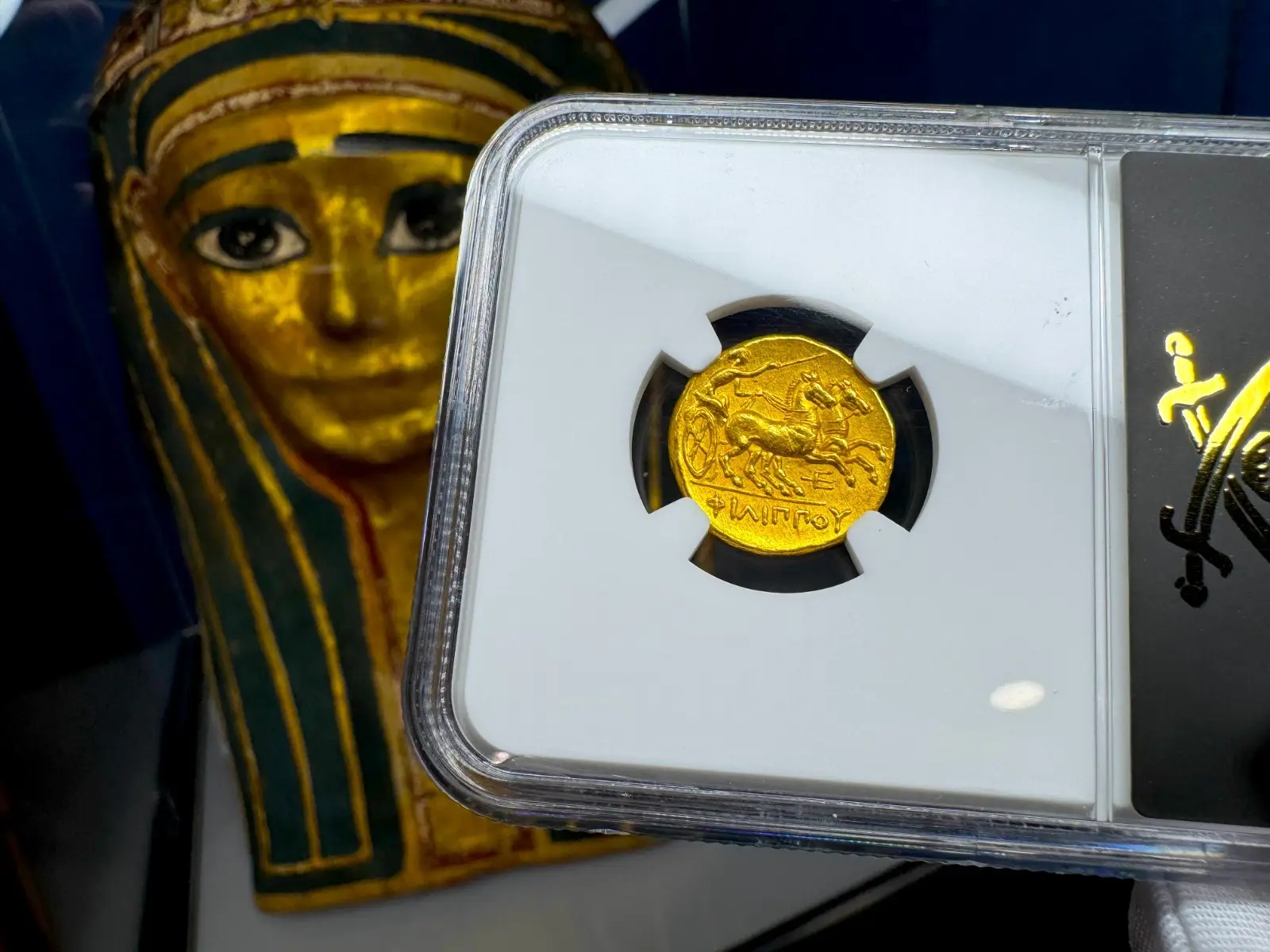 Kingdom of Macedon "Philip II" 359BC Stater NGC Ch AU (Alexander the Great's Father)  14