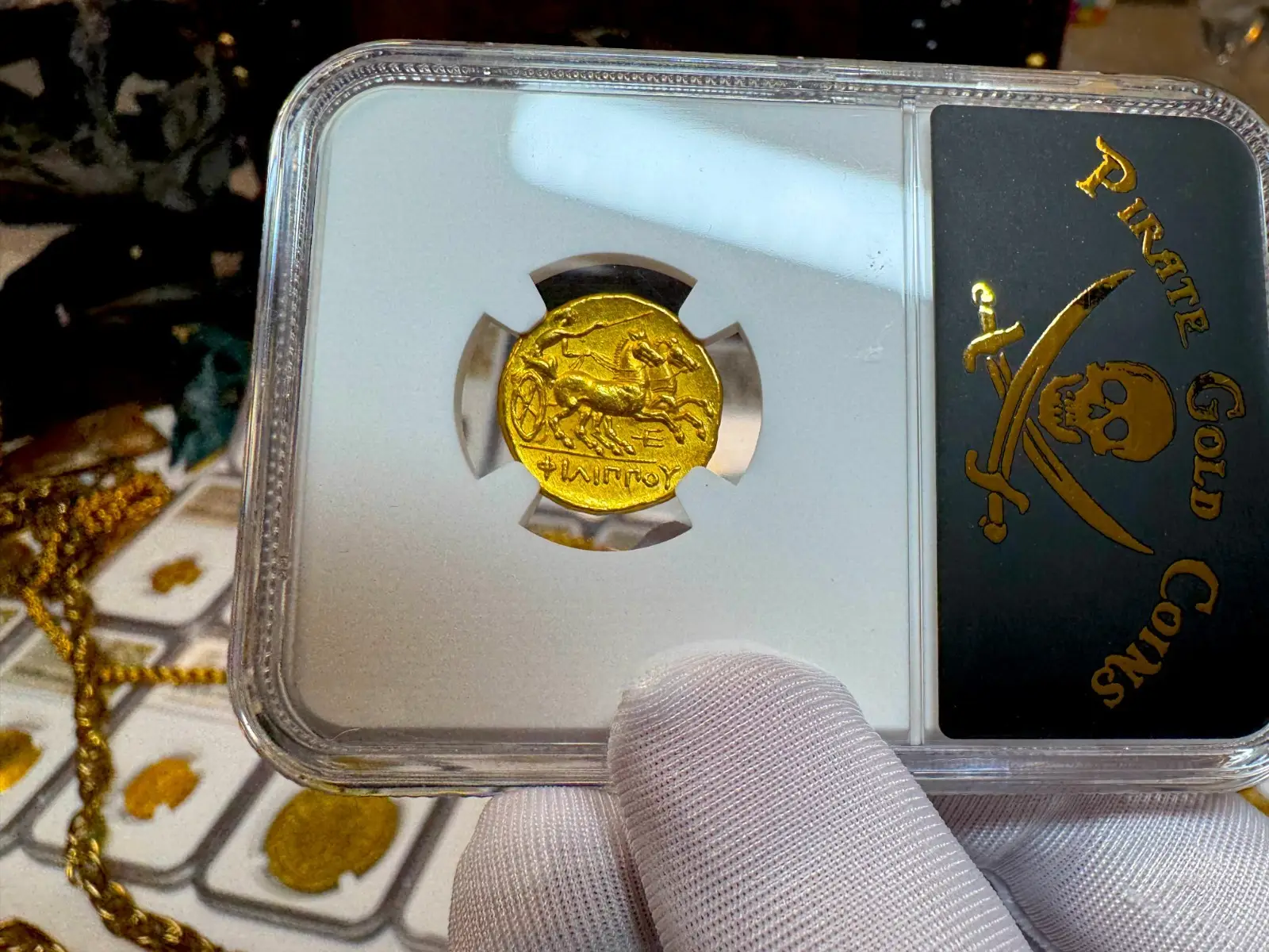 Kingdom of Macedon "Philip II" 359BC Stater NGC Ch AU (Alexander the Great's Father)  18