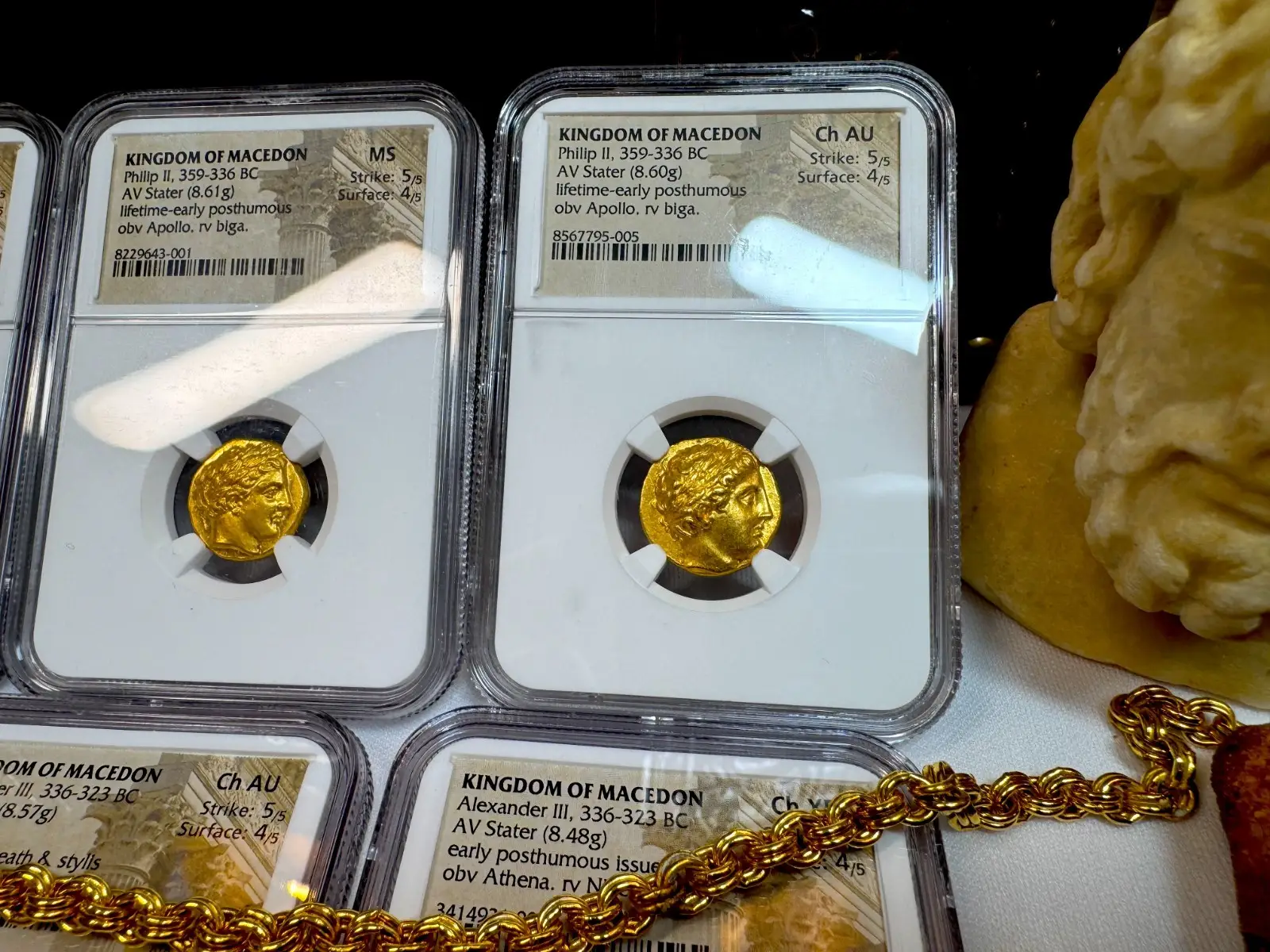 Kingdom of Macedon "Philip II" 359BC Stater NGC Ch AU (Alexander the Great's Father)  15