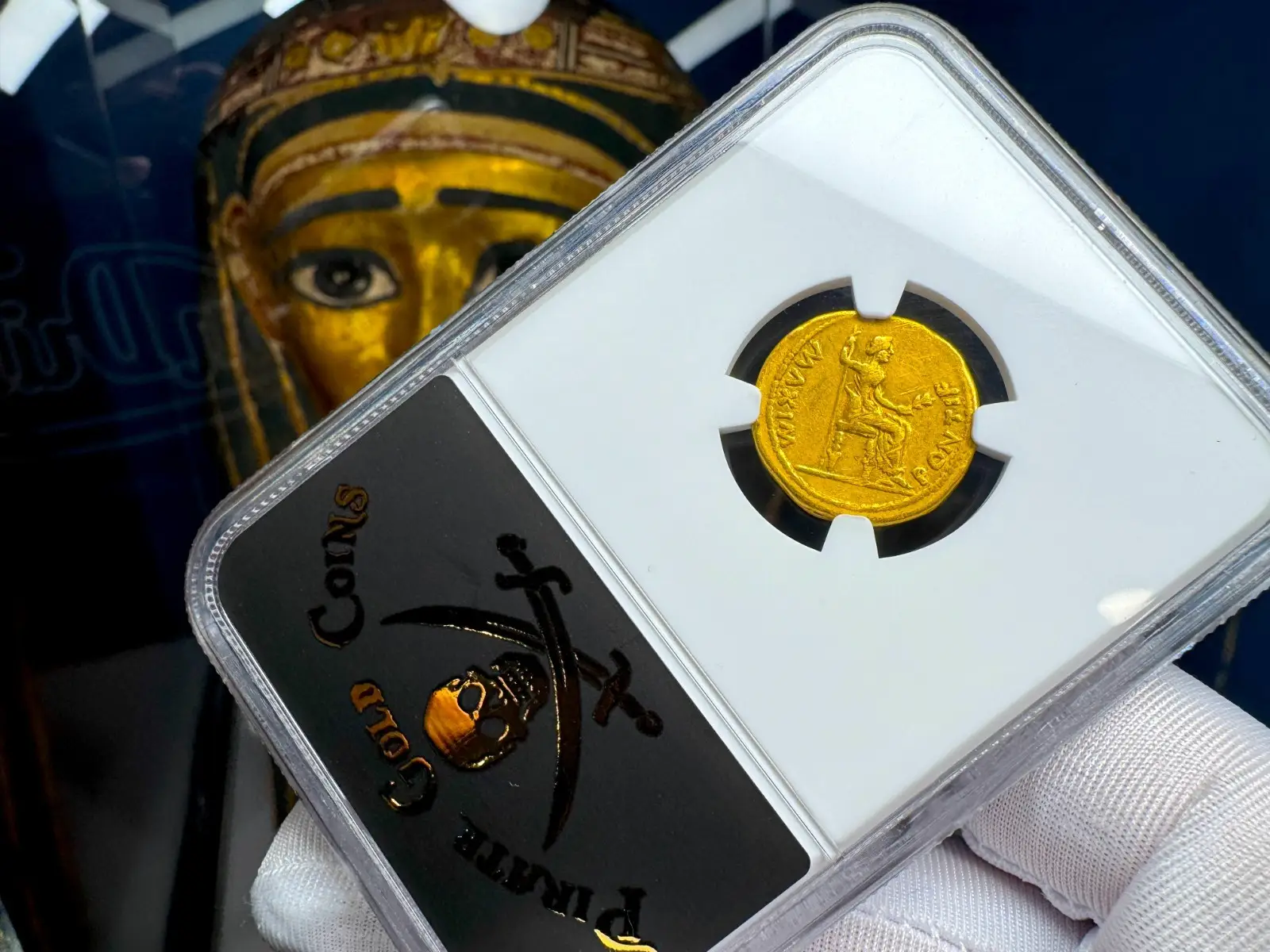 Roman Empire "Tiberius- 2nd of 12 Caesars" 14AD Aureus NGC VF 6