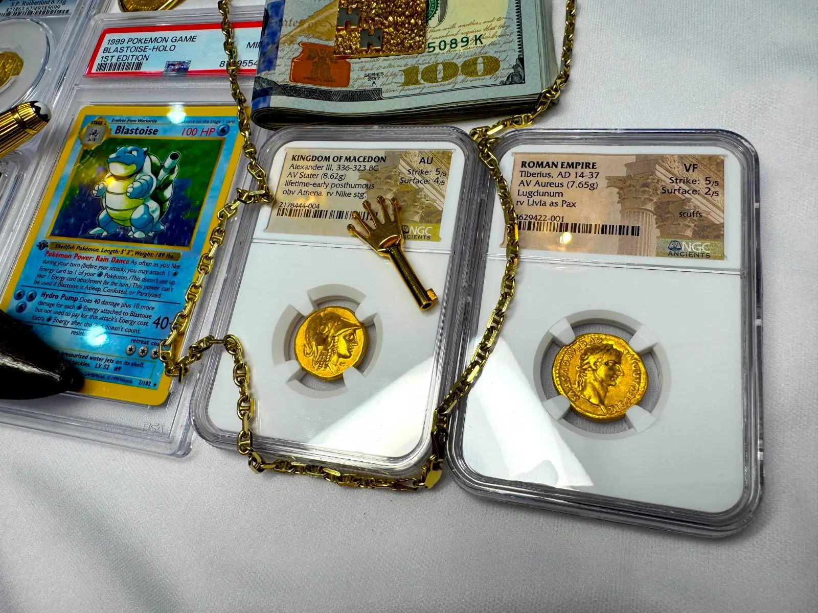 Roman Empire "Tiberius- 2nd of 12 Caesars" 14AD Aureus NGC VF 7