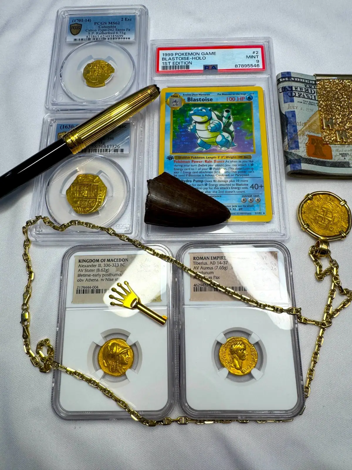 Roman Empire "Tiberius- 2nd of 12 Caesars" 14AD Aureus NGC VF 13