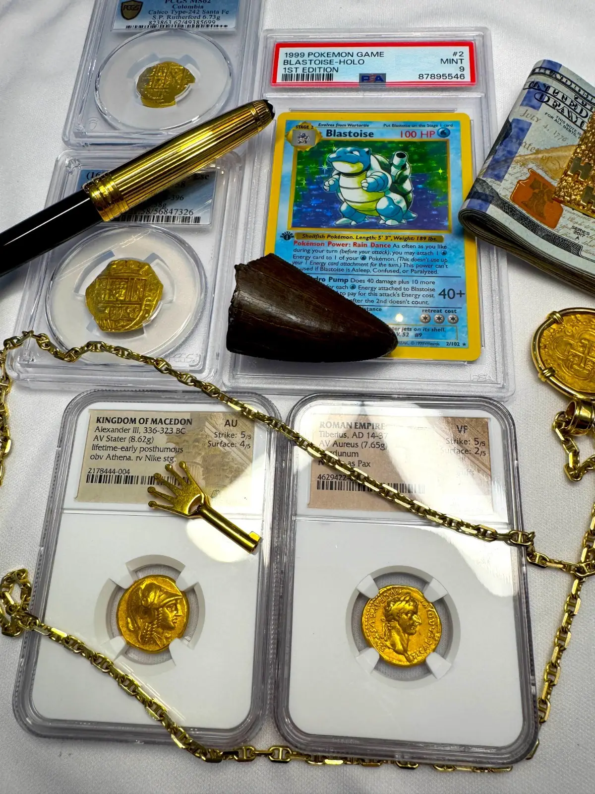 Roman Empire "Tiberius- 2nd of 12 Caesars" 14AD Aureus NGC VF 9