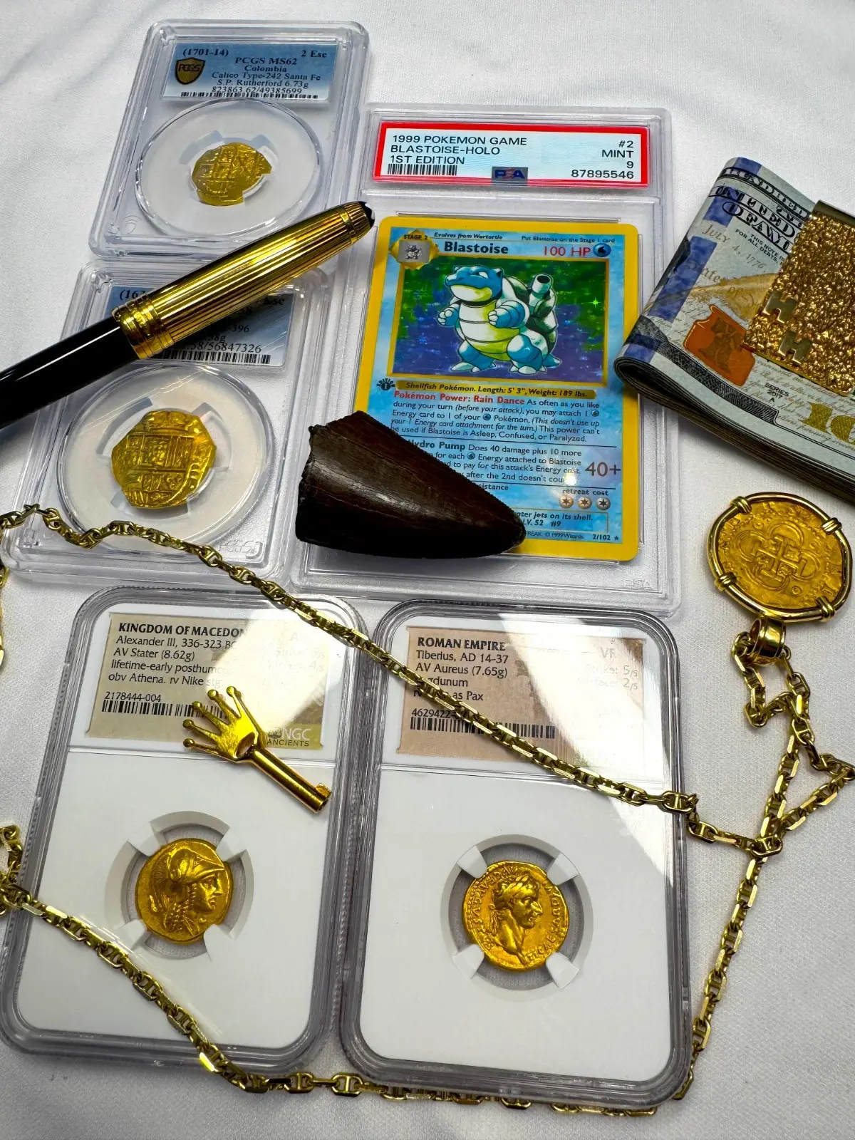 Roman Empire "Tiberius- 2nd of 12 Caesars" 14AD Aureus NGC VF 15