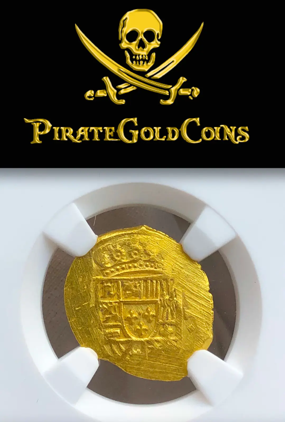 Mexico 1 Escudo 1714 "300th Anniversary- 1715 Fleet Shipwreck" NGC 63  2