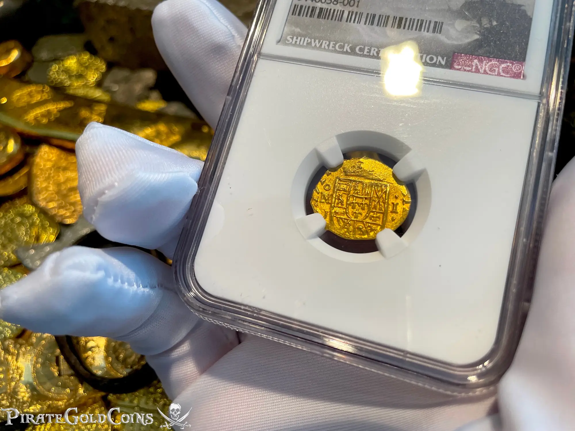Mexico 1 Escudo 1714 "1715 Plate Fleet Shipwreck" NGC 65 3