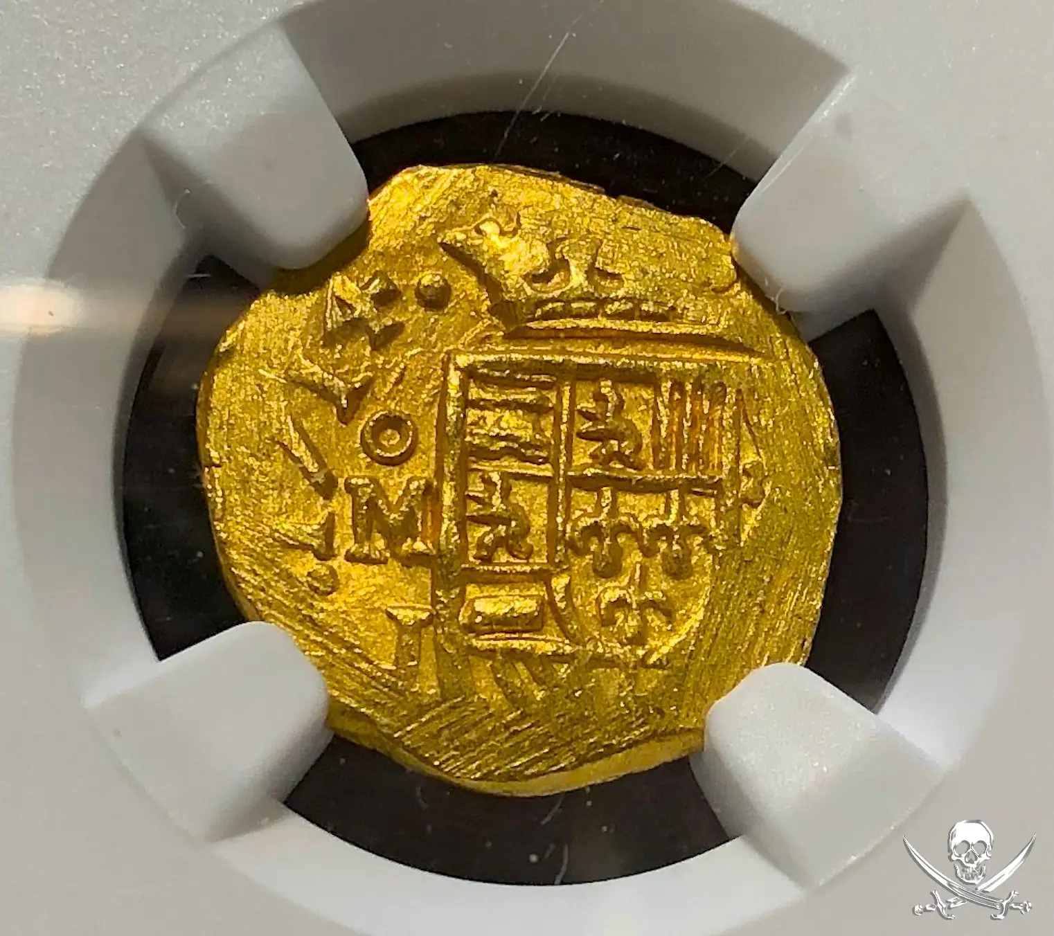Mexico 1 Escudo 1714 "1715 Fleet Shipwreck" NGC 65 