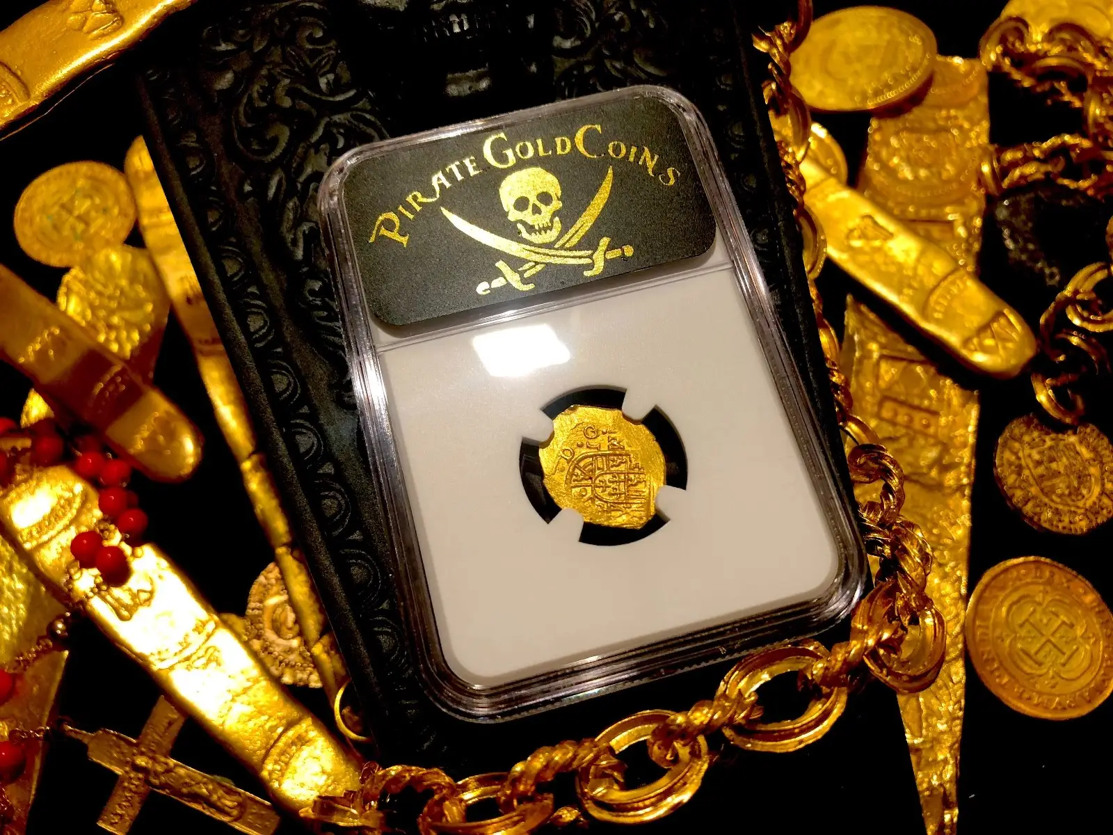 Mexico 1 Escudo 1714 "1715 Fleet Shipwreck" NGC 65  6