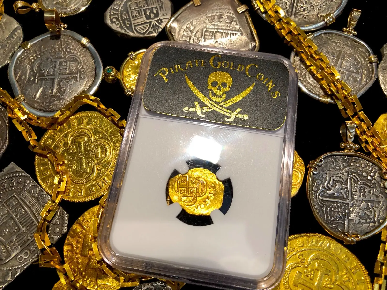 Mexico 1 Escudo 1714 "1715 Fleet Shipwreck" NGC 65  4