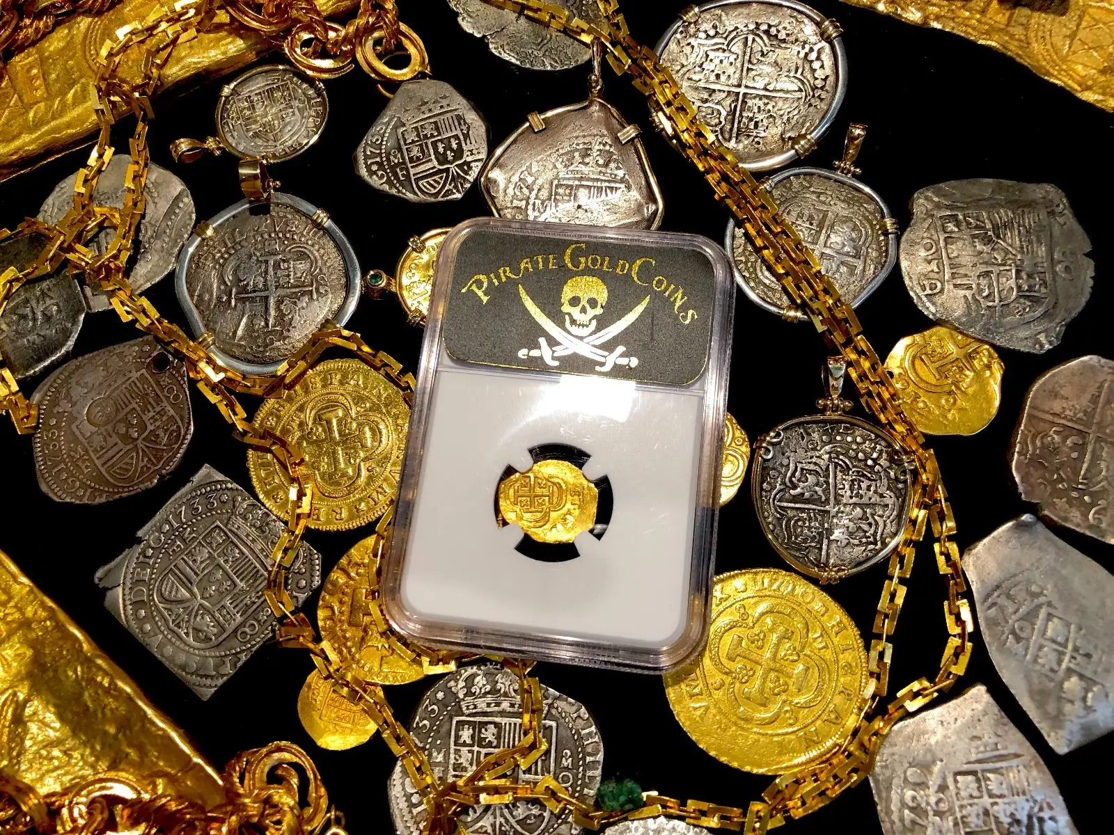 Mexico 1 Escudo 1714 "1715 Fleet Shipwreck" NGC 65  9