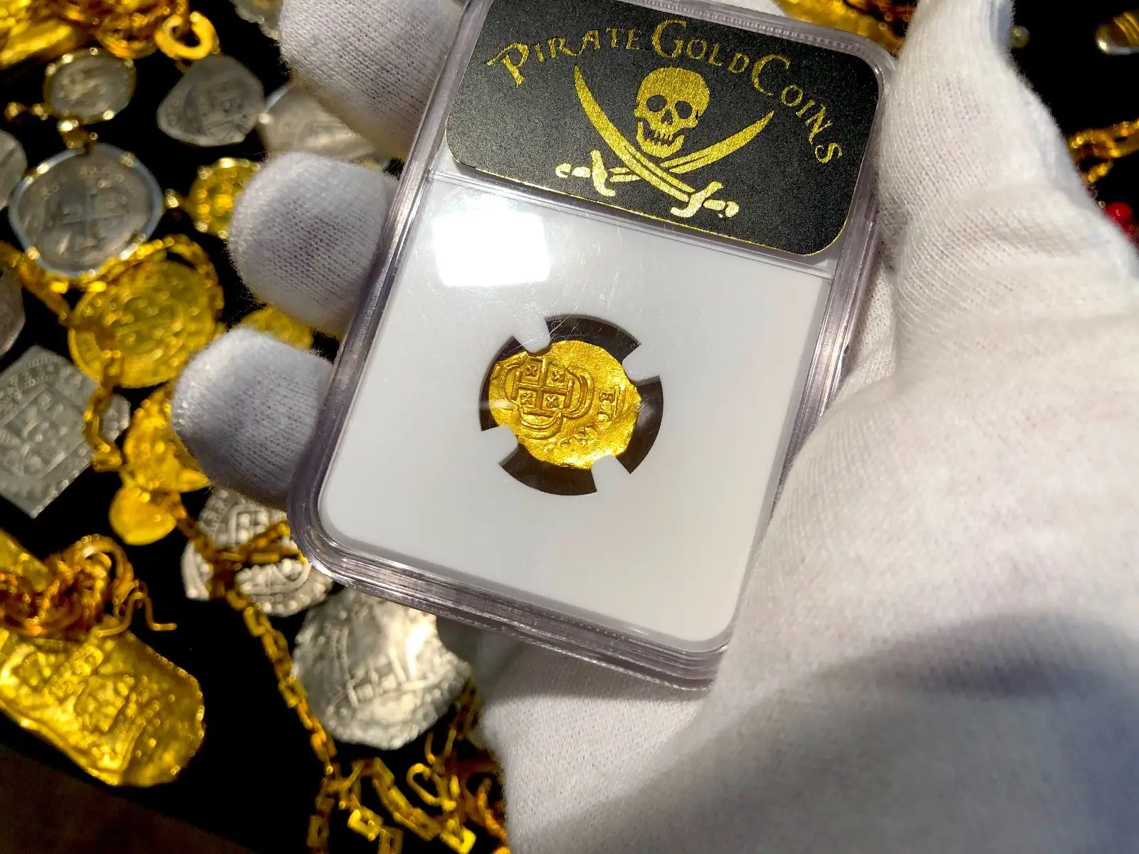 Mexico 1 Escudo 1714 "1715 Fleet Shipwreck" NGC 65  7