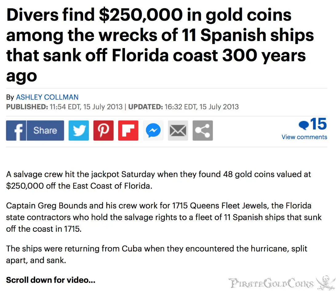 Mexico 1 Escudo 1705 "1 Escudo Pile ~ 1715 Fleet Shipwreck" NGC 62  4