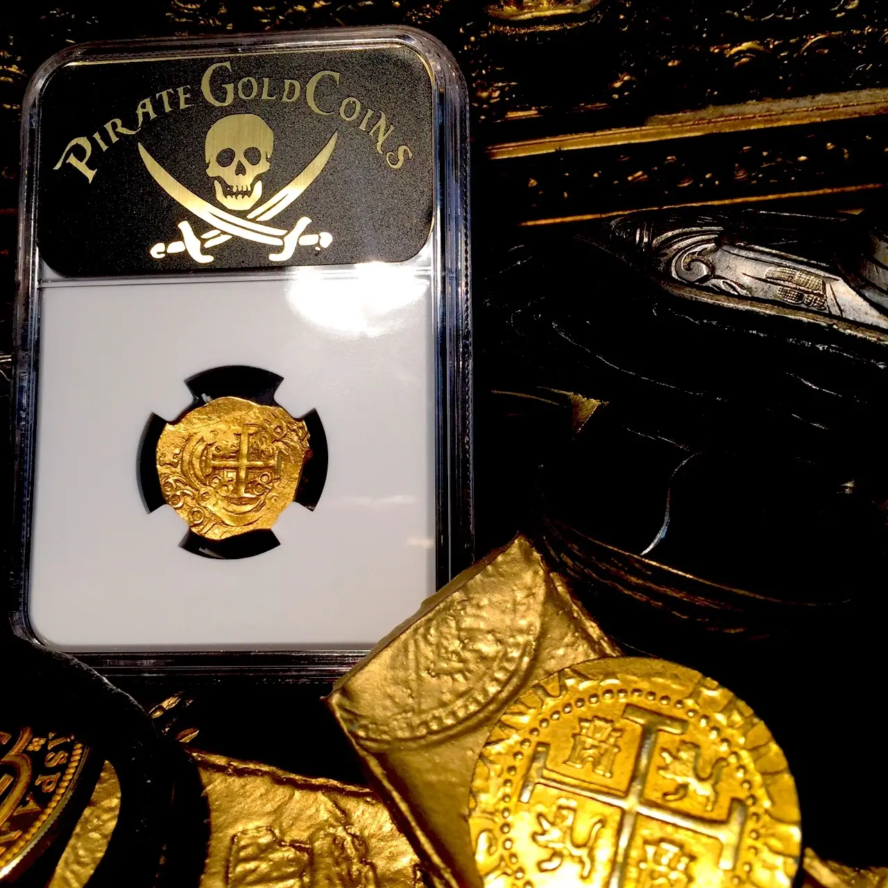 Colombia 2 Escudos 1699 "Dated! 1715 Fleet Shipwreck" NGC 63  10