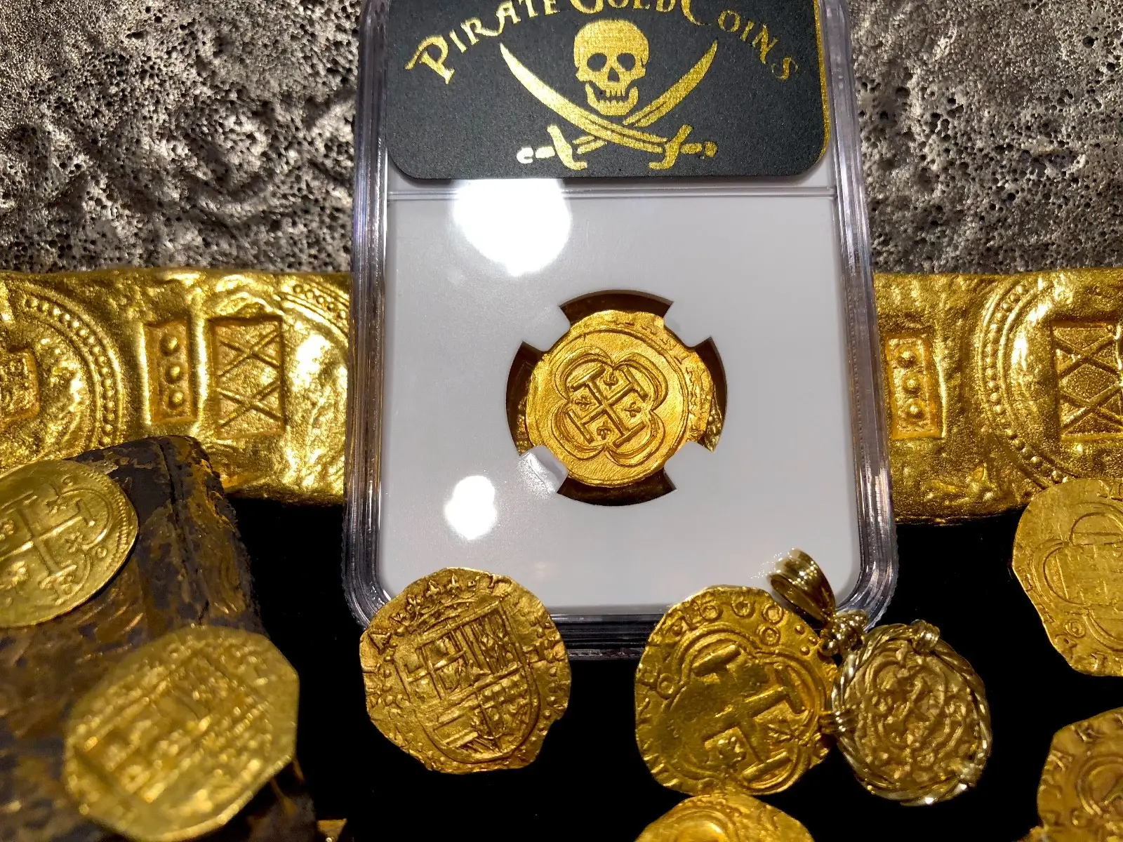 Mexico 2 Escudos 1714 "1715 Fleet Shipwreck" NGC 65  8