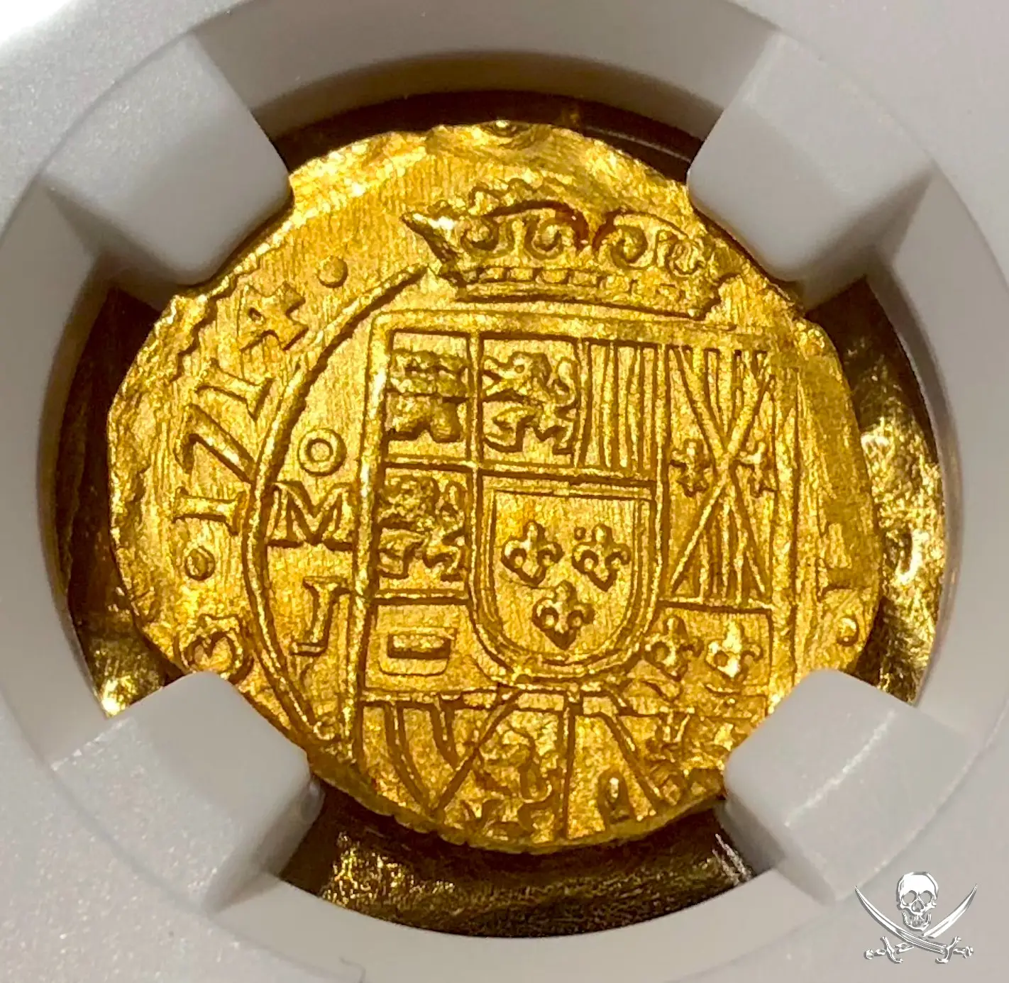 Mexico 2 Escudos 1714 "1715 Fleet Shipwreck" NGC 65 