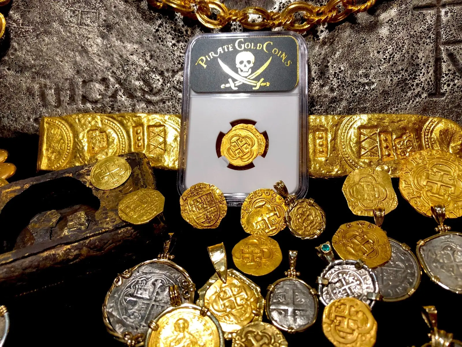 Mexico 2 Escudos 1714 "1715 Fleet Shipwreck" NGC 65  7