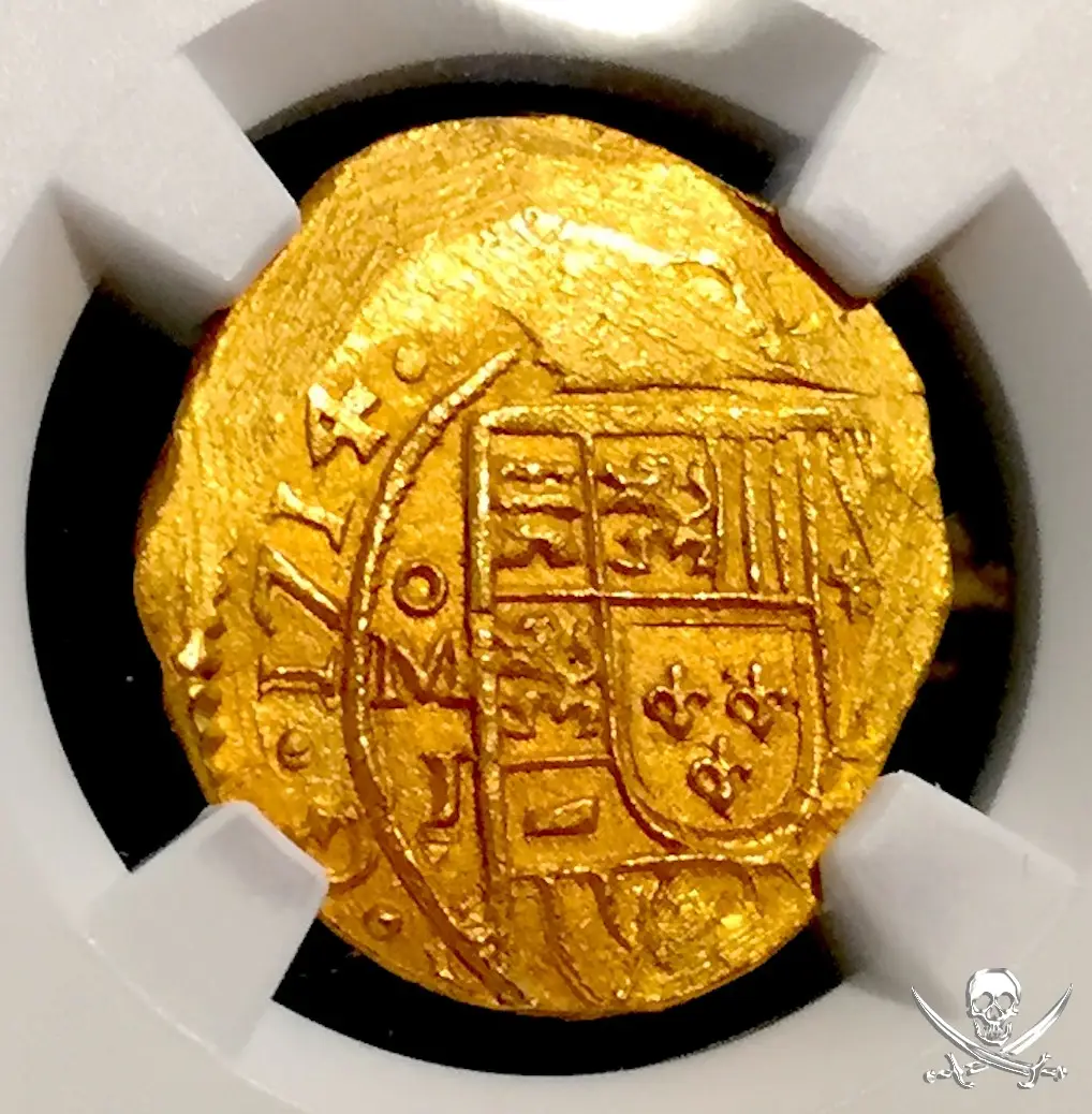 Mexico 2 Escudos 1714 “1715 Fleet Shipwreck” NGC 65 