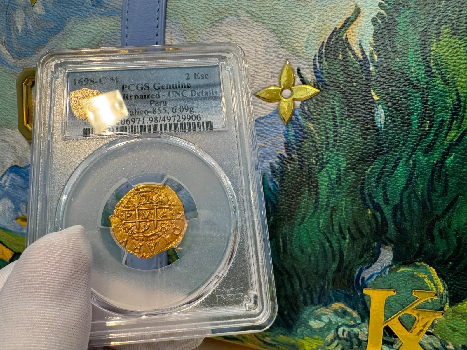 PERU 2 Escudos 1698 "Cuzco ~ 1 Year Coin Type" NGC UNC  10