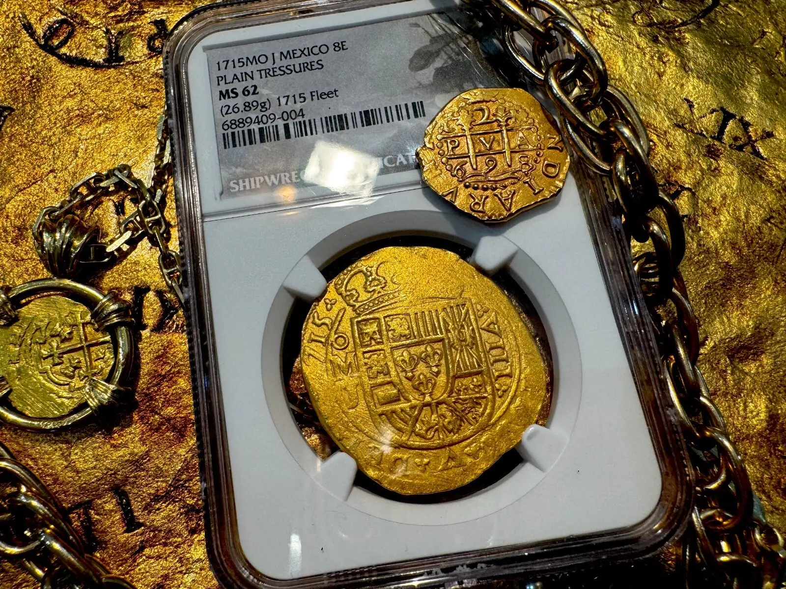 PERU 2 Escudos 1698 "Cuzco ~ 1 Year Coin Type" NGC UNC  6